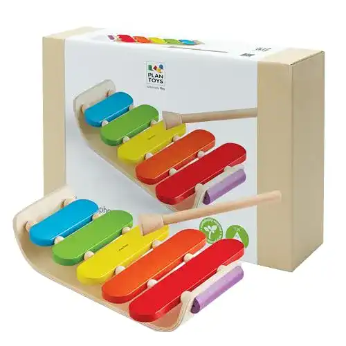 Xylophon PLAN TOYS PlanToys 13564052 – Ovales