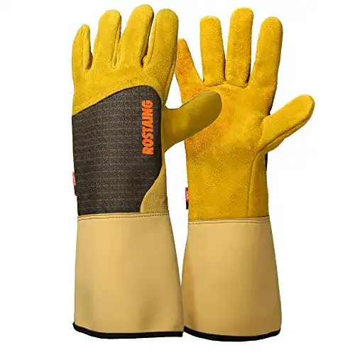 Rosenhandschuhe ROSTAING  / Gartenhandschuhe”Roncier”, Braun