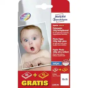 Fotopapier 10×15 AVERY Zweckform C2495-90 Superior Inkjet