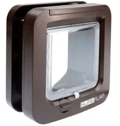 Katzenklappe SureFlap Mikrochipgesteuerte – Braun