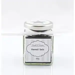 Schwarzes Hawaii-Salz Sweet & Savory, schwarz grob,100g