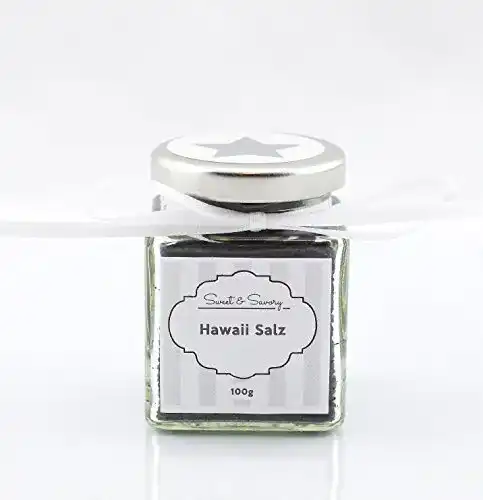 Schwarzes Hawaii-Salz Sweet & Savory, schwarz grob,100g
