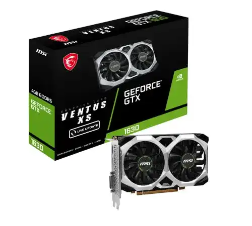 GeForce GTX MSI 1630 Ventus XS 4G OC Grafikkarte NVIDIA