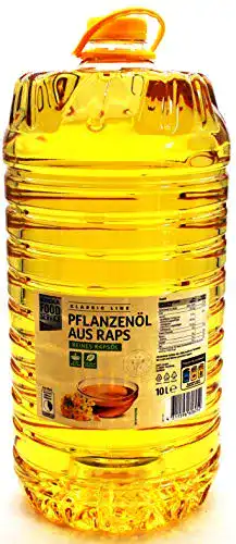 Frittieröl Topkauf Öl Pflanzenöl Rapsöl 10l PET Flasche