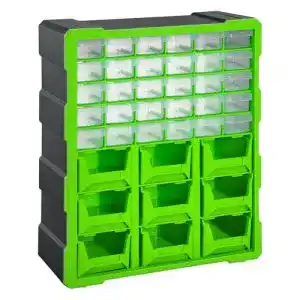 Kleinteilemagazin DURHAND Sortierkasten Teile Box 39 Fächer
