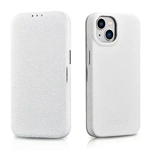 iPhone-14-Plus-Leder-Case Mobiskin Hülle