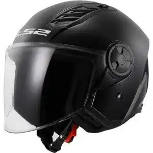 LS2-Helm LS2  Helm Motorrad of562 Airflow, Gloss black, M