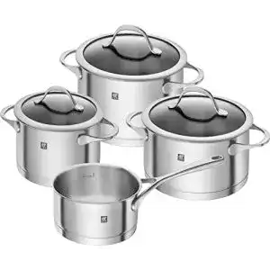 Zwilling-Topfset Zwilling Essence Kochtopf-Set, 4-teilig, 3 Deckel