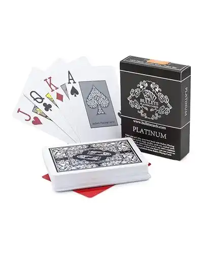 Pokerkarten Bullets Playing Cards Premium Profi Plastik Platinum