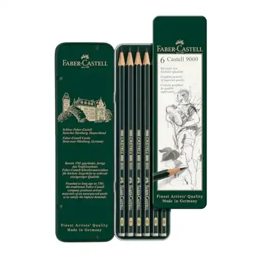 Bleistift Faber-Castell 119063 Castell 9000, 6-er Etui