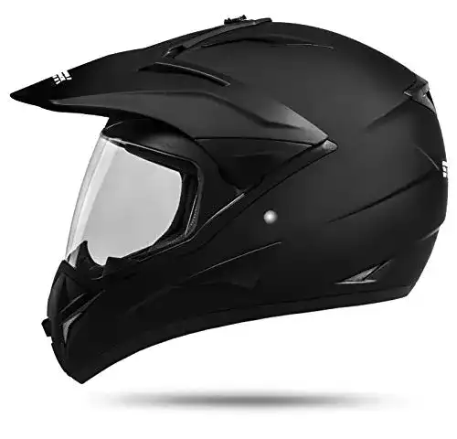 Crosshelm mit Visier ATO-Helme ATO Moto 801 GS War Matt