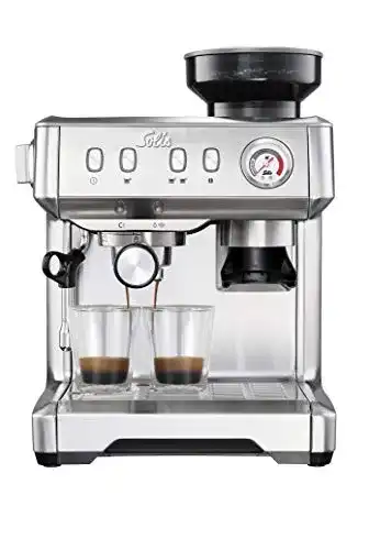 Professionelle Siebträgermaschine Solis Espressomaschine Grind