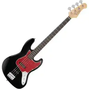 Rocktile-Bass ROCKTILE Pro JB-30BK 70’s Deluxe E-Bass Jazz-Style