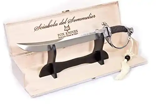 Champagnersäbel Fox Knives FOX Champagner Säbel, Stahlgriff