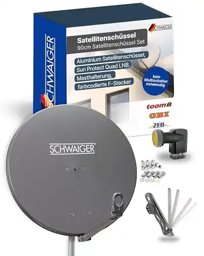 Schwaiger-Satellitenschüssel SCHWAIGER 4609 Sat Anlage