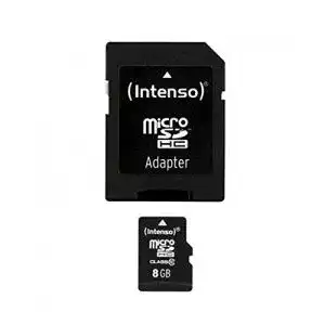 Micro-SD 8GB Intenso microSDHC 8GB Class 10 inkl. SD-Adapter