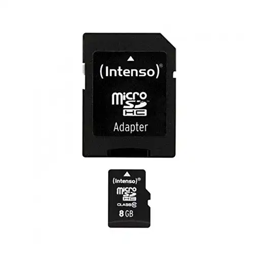 Micro-SD 8GB Intenso microSDHC 8GB Class 10 inkl. SD-Adapter