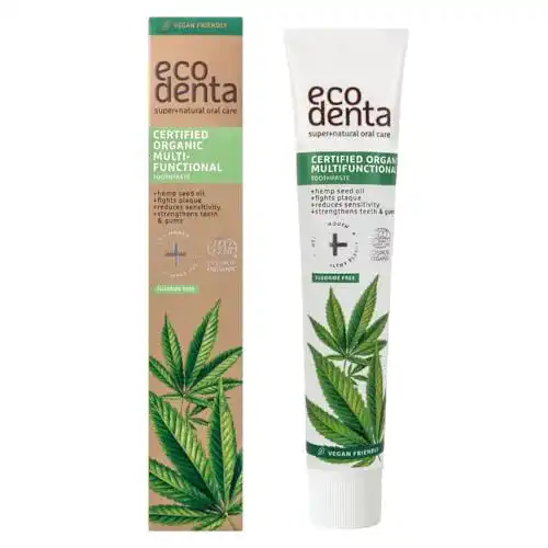 Zahnpasta ohne Mikroplastik ECODENTA 75ml mit Matcha
