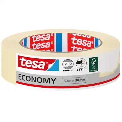 Malerkrepp tesa Malerband ECONOMY – 50 m x 30 mm