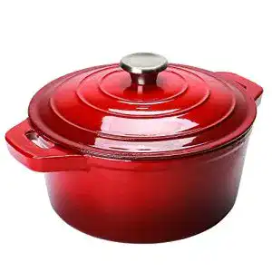 Kochtopf 5 Liter Puricon Emaille Gusseisen Kochtopf 26 cm