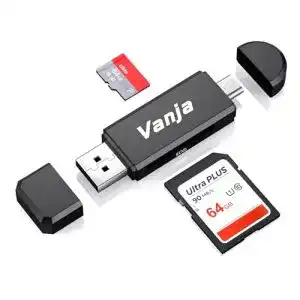 Kartenlesegerät Vanja SD/Micro SD Kartenleser, Micro USB OTG