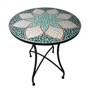 Mosaiktisch Primaster Mosaik Rundtisch Ø 60 cm Gartentisch