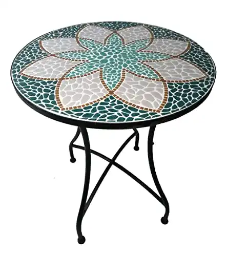 Mosaiktisch Primaster Mosaik Rundtisch Ø 60 cm Gartentisch