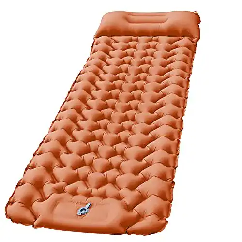 Isomatte (10 cm) Exnemel Camping Schlafmatte, mit FußPresse