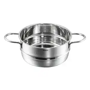 Dampfgareinsatz Kopf Josie, Ø 20 cm, Höhe 9,5 cm, Edelstahl