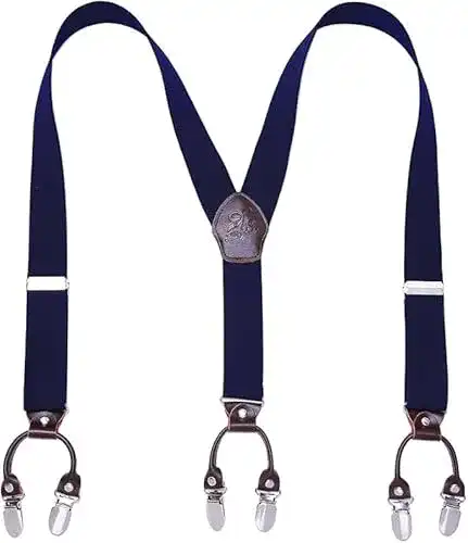 Hosenträger KANGDAI Herren 6 Clips Heavy Duty Men Braces Y