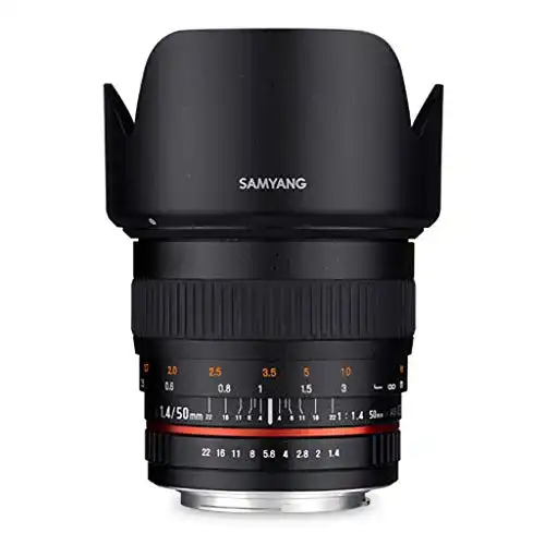 50mm-Objektiv SAMYANG F1.4 Objektiv für Sony Alpha