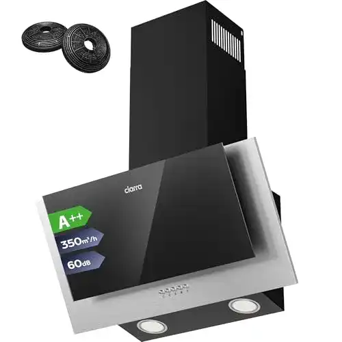 Dunstabzugshaube Umluft mit Aktivkohlefilter 60 cm CIARRA