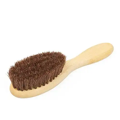 Babybürste Grünspecht 605-00 Bio-Rosshaarbürste Natur-Pur
