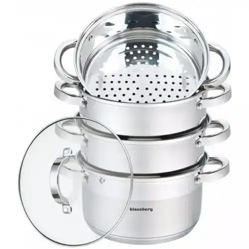 Die beste Mantowarka Klausberg Dampfkocher 20cm Set Induktion 2026 Test Bestseller Mantowarka Klausberg Dampfkocher 20cm Set Induktion