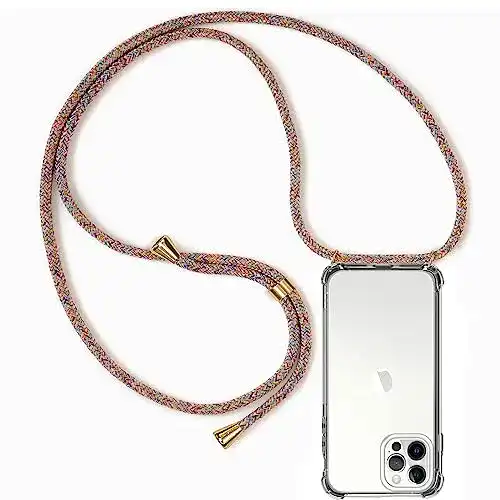 iPhone-12-Hülle mit Band Casecool Handykette Hülle