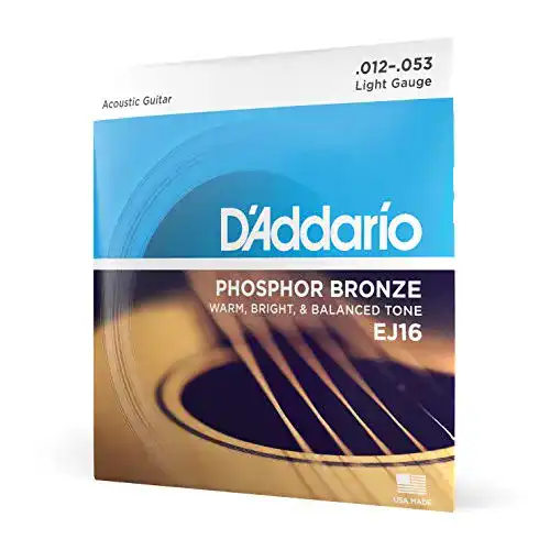 Westerngitarre Saiten D’Addario Gitarrensaiten Phosphor Bronze