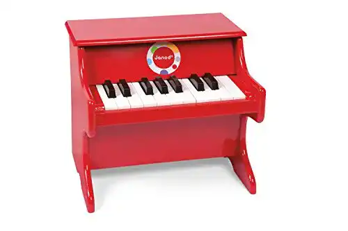 Kinderklavier Janod J07622 – Konfetti Piano, rot