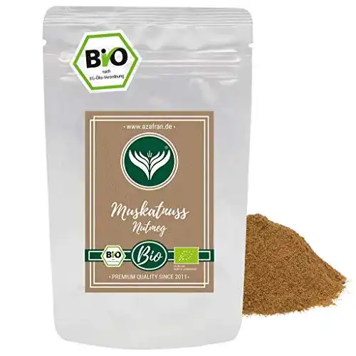 Muskatnuss gemahlen Azafran BIO Muskatnuss Pulver, 100g