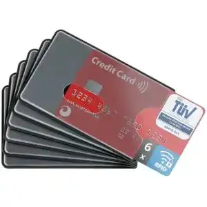 RFID-Schutzhülle valonic RFID Blocker Schutzhülle – 6 Stück