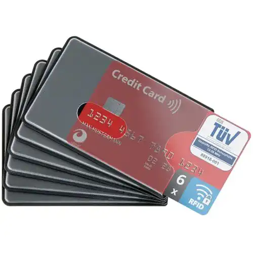 Die beste RFID-Schutzhülle valonic RFID Blocker Schutzhülle - 6 Stück 2026 Test Bestseller RFID-Schutzhülle valonic RFID Blocker Schutzhülle – 6 Stück