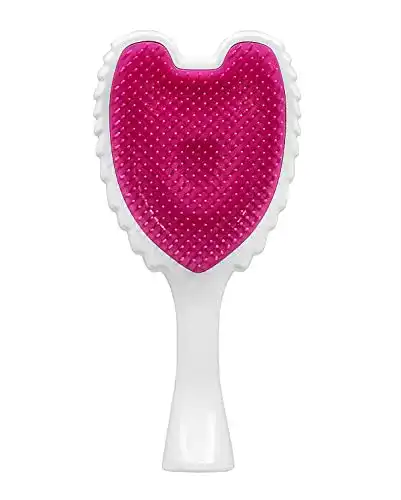 Entwirrbürste Tangle Angel Essentials Haarbürste, Weiß/Rosa