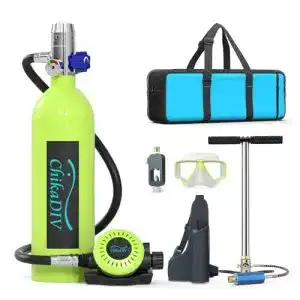 Mini-Tauchflasche CHIKADIV C400 Mini Tauchflasche C5 Green