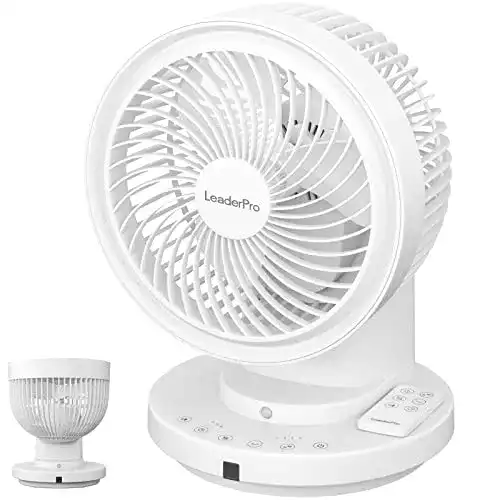 Tischventilator mit Fernbedienung LeaderPro Ventilator DC Motor