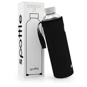 Glas-Trinkflasche 1l spottle ® Glasflasche mit Neoprenhülle 950ml