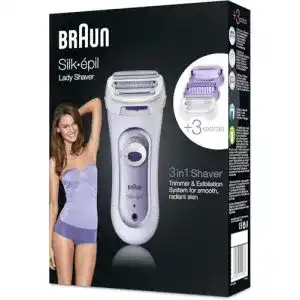 Intimrasierer Damen Braun Silk-épil Lady Shaver 5-560 Lila, 3-In-1
