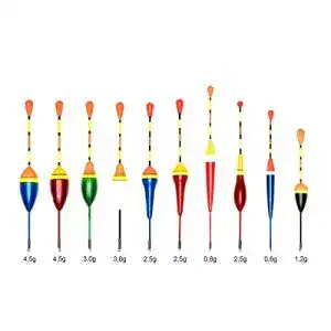 Angelposen TwinCatch Angelschwimmer Laufposen 10er Set
