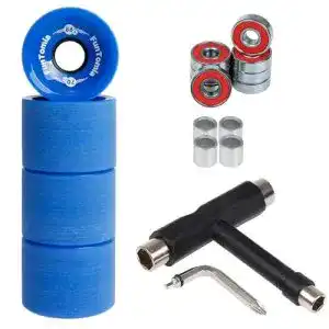 Longboard-Rollen FunTomia 4 Stück Longboard/Skateboard Rollen