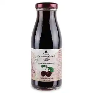 Kirschsaft BESTER Paradiesapfelsaft Süße Schwarzkirsche 12 x