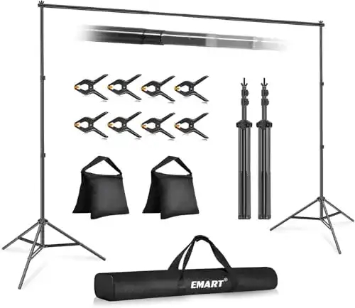 Hintergrundsystem EMART Foto Hintergrund Ständer, 2x3m