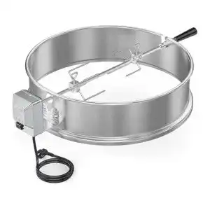 Drehspieß onlyfire 57CM Universal mit Motor Grillspieß-Aufsatz